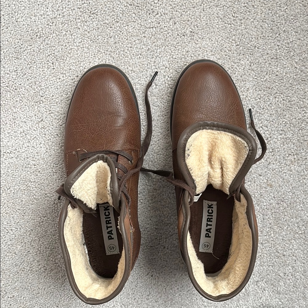 German Men's Brown Leather Boots